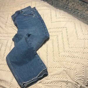 Abercrombie size 32 90's straight fit ultra high rise jeans